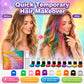 📢📢50% OFF & In Stock⏰ 🌈12-Color Temporary Hair Chalk Applicator Set