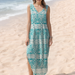 🌊 LIMITIERT: 49% RABATT! 🔥 Damen Sommerkleid – Locker, Ärmellos mit V-Ausschnitt & Taschen für Strand & Freizeit 👗