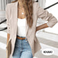 💎 -50% AUF DIE ELEGANTE SOFT-JACKE! 💎 Klassisches Revers, Ein-Knopf-Design & Luxus-Stoff für Büro & Freizeit🧥✨