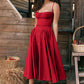 💎 -50% AUF DAS PLISSIERTEN KORSETT-KLEID! 💎 Elegante Spaghettiträger, Mit Tasche & Vielseitig für Jede Gelegenheit👗✨