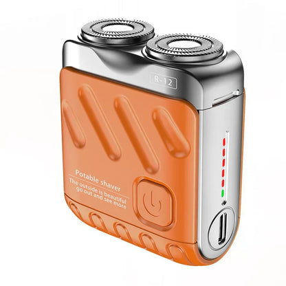 🔥Laatste Dag 60% UIT🔥Draagbaar Mini Roterend Elektrisch Scheerapparaat voor Mannen