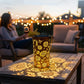 💎 -63% AUF SOLAR-SCHATTENLATERNE! 💎 Durchbrochenes Sonnenblumen-Design, Wetterfest & Magische Lichtmuster für den Garten