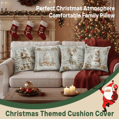 📢📢50% OFF & In stock ⏰🎅Christmas Themed Cushion Cover
