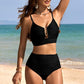 🌊 LIMITIERTES ANGEBOT: 50% RABATT! 🩱 Damen Push-Up Bikini mit Hoher Taille – Figurformend, Po-Liftend & Ultra-Bequem 🏖️