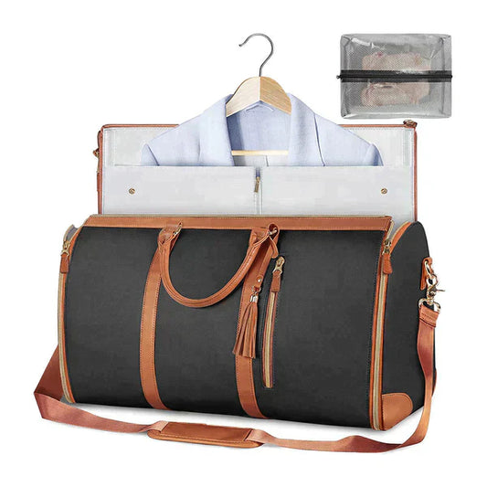 🧳 50% RABATT BIS BALD VORBEI! Wandelbare Duffel-Kleidertasche – Knitterfreie Anzüge & Kleider auf Reisen ✈️