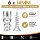 📢📢50% OFF !! ⏰🛠️ 2026 Sale — Over 41,200 Sold! 🔩 Self-Drilling Drywall Anchors – Rock-Solid in 60 Sec ✨