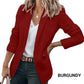 💎 -50% AUF DIE ELEGANTE SOFT-JACKE! 💎 Klassisches Revers, Ein-Knopf-Design & Luxus-Stoff für Büro & Freizeit🧥✨