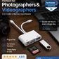 📢📢50% OFF !!💾🔌 3-in-1 USB-C Memory Card Reader . Read SD, microSD & CF cards – plug & play, fast transfer. 🔥📱
