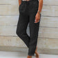 💎 50% DAMEN LEINENHOSE! 💎 Atmungsaktiv & Bequem: Elastischer Bund, Weites Bein & 6 Farben für den perfekten Sommer-Look