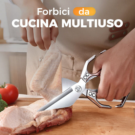 🔥 Prezzi imbattibili! Forbici da cucina multifunzione – Acciaio inox, smontabili & antiaderenti!