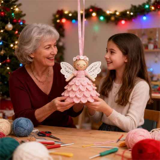 Laatste dag uitverkoop 51% UIT🎁Haak je eigen engel - complete handwerkset