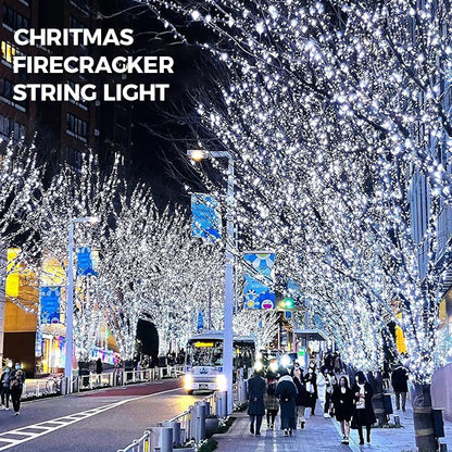 🔥 50% KORTING ! ✨ Koperdraad Vuurwerk Verlichting - Energiezuinige LED, Waterdicht en Buigzaam, Feestelijke Sfeerverlichting 🎄✨