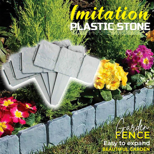 🪻 LIMITIERTES ANGEBOT: 24% RABATT! 🌿 Gartenzaun aus Kunststein – Wetterfest, Langlebig & Einfach zu Installieren 🏡
