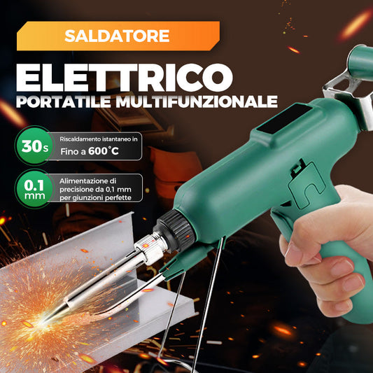 💥50% DI SCONTO! Saldatrice Elettrica ad Alta Efficienza da 80W + Filo di Saldatura in Acciaio Inossidabile – Precisione Professionale, Riscaldamento Rapido & Kit Completo per Fai-da-Te ⚡