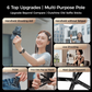 📱 LIMITED-TIME 50% RABATT! ✨ 4-in-1 Magnet-Selfie-Stick – 360° Drehung, Stativ, 10m Fernbedienung 🤳