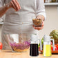 📢📢2 Kaufen 1 gratis ⏰2-in-1-Sprühflasche & Ölspender aus Glas – Elegantes Design, Tropffrei & Leicht zu Reinigen 👨‍🍳