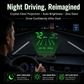 📢📢50% OFF !! ⏰🚗 Universal GPS Car Speedometer Head-Up Display (HUD) – Accurate Speed in km/h – Digital Speedometer, Compass & Overspeed Alert – Plug & Play for All Vehicles 📊✨