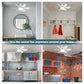💡 LIMITED-TIME 50% RABATT! ✨ 2-IN-1 Deckenventilator & Licht – Tragbar, Fernbedienung