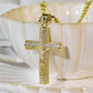 ✝️ LIMITIERT: 60% RABATT! ✨ Jesus-Kreuz-Anhänger (14K vergoldet) – Spiritueller Schutz & Geschenkbox 🎁