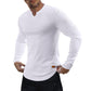 💎 56% RABATT! 💎 Herren Fitness-Langarmshirt – Atmungsaktiv, Elastisch & Gestreift für Training, Laufen & Basketball (S–3XL) 🏀👕