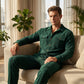 🔥 LIMITED-TIME 50% RABATT! ✨ Herren-Set aus Waffel-Button-Down-Jacke und Hose – Leicht, Atmungsaktiv, Freizeit 👔