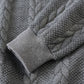 💎 -50% AUF PULLOVER! 💎 Herren Halb-Reißverschluss: Zopfmuster & Weiche Baumwolle für Stil 👔🧶