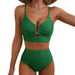 🌊 LIMITIERTES ANGEBOT: 50% RABATT! 🩱 Damen Push-Up Bikini mit Hoher Taille – Figurformend, Po-Liftend & Ultra-Bequem 🏖️