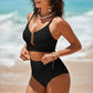 🌊 LIMITIERTES ANGEBOT: 50% RABATT! 🩱 Damen Push-Up Bikini mit Hoher Taille – Figurformend, Po-Liftend & Ultra-Bequem 🏖️