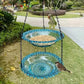 📢📢50% OFF !! ⏰Solar Cascade Hanging Bird Bath Fountain