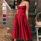 💎 -50% AUF DAS PLISSIERTEN KORSETT-KLEID! 💎 Elegante Spaghettiträger, Mit Tasche & Vielseitig für Jede Gelegenheit👗✨