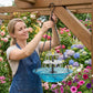 💎 -50% SOLAR-VOGELBAD-BRUNNEN! 💎 Kaskaden-Hängedesign & Automatisch für Ihren Garten