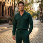 🔥 LIMITED-TIME 50% RABATT! ✨ Herren-Set aus Waffel-Button-Down-Jacke und Hose – Leicht, Atmungsaktiv, Freizeit 👔