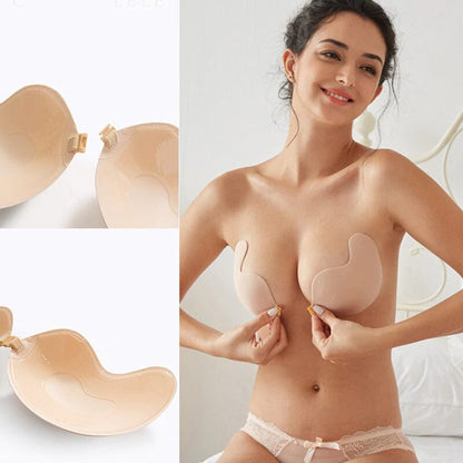 ✨1 Kaufen 1 gratis✨ Selbstklebender Push-Up-BH – Unsichtbar & komfortabel | Trägerlos & wiederverwendbar!