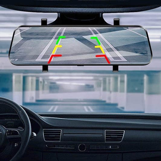 🚗 LIMITED-TIME 50% RABATT! 📹 10-Zoll-Dashcam & Rückfahrkamera – 1296P HD, Dual-Kamera, Touchscreen 🎥