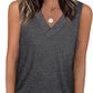 👕 LIMITED-TIME 50% RABATT! ✨ Damen V-Ausschnitt Tanktop – Ärmellos, Locker, Figurformend ☀️