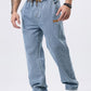 💎 -50% AUF LOCKERE JEANS! 💎 Herren Weites Bein: Bequemer Sitz & Robustes Denim für Streetwear 👖🔥