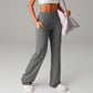 👖 LIMITED-TIME 50% RABATT! ✨ Lockere Damen Hose – Weitbein, Hoher Bund, Bequem 🍁