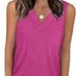 👕 LIMITED-TIME 50% RABATT! ✨ Damen V-Ausschnitt Tanktop – Ärmellos, Locker, Figurformend ☀️