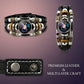 📢📢50% OFF !! ⏰Glow-in-the-Dark Leather Zodiac Sign Bracelet For Men and Women (6.9/8.1 inches)♑️