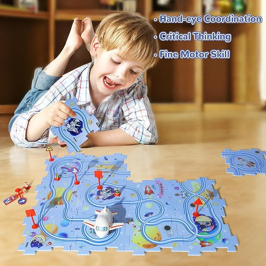 🧩Kinder educatief speelgoed Puzzel-snelweg-speelset🧩