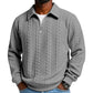 💎 -50% AUF PULLOVER! 💎 Herren Halb-Reißverschluss: Zopfmuster & Weiche Baumwolle für Stil 👔🧶