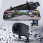 🚗 LIMITED-TIME 50% RABATT! 📹 10-Zoll-Dashcam & Rückfahrkamera – 1296P HD, Dual-Kamera, Touchscreen 🎥