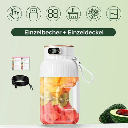 💥 50% RABATT JETZT! Multifunktionale Portable Saftpresse Tasse – Mit Digitalanzeige, Für Frische Säfte & Smoothies ✨🍹