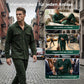🔥 LIMITED-TIME 50% RABATT! ✨ Herren-Set aus Waffel-Button-Down-Jacke und Hose – Leicht, Atmungsaktiv, Freizeit 👔
