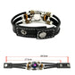 📢📢50% OFF !! ⏰Glow-in-the-Dark Leather Zodiac Sign Bracelet For Men and Women (6.9/8.1 inches)♑️