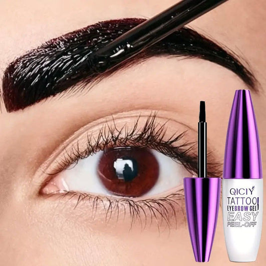 💁‍♀️ 50% RABATT JETZT! Leicht Abziehbares Augenbrauengel – Wasserdicht, Lange Haltbarkeit & 4 Natürliche Töne 🎨🌸