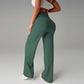 👖 LIMITED-TIME 50% RABATT! ✨ Lockere Damen Hose – Weitbein, Hoher Bund, Bequem 🍁