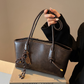 👜 LIMITIERT: 60% RABATT! ✨ Damen-Vintage-Umhängetasche – PU-Leder, Robust & Viel Platz 🎀