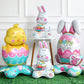 💎 OSTER-FRÜHBUCHER-SALE! 💎 Riesen 3D-Steh-Hase-Ballon – Selbststehend, Wiederverwendbar & Farbenfroh für Festliche Osterstimmung 🐰🎈