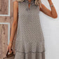 👗 LIMITED-TIME 50% RABATT! ✨ Damenkleid mit Schleife – Geometrisches Muster, Baumwollmischung, Vielseitig 🌸